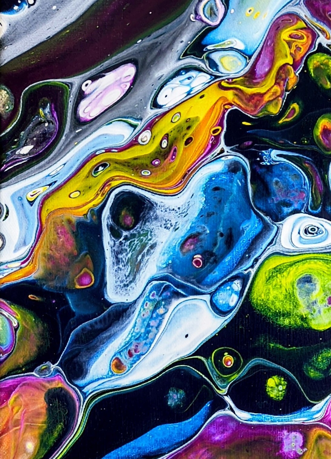 Saturated Solitude - Acrylic painting by Chris Broussard